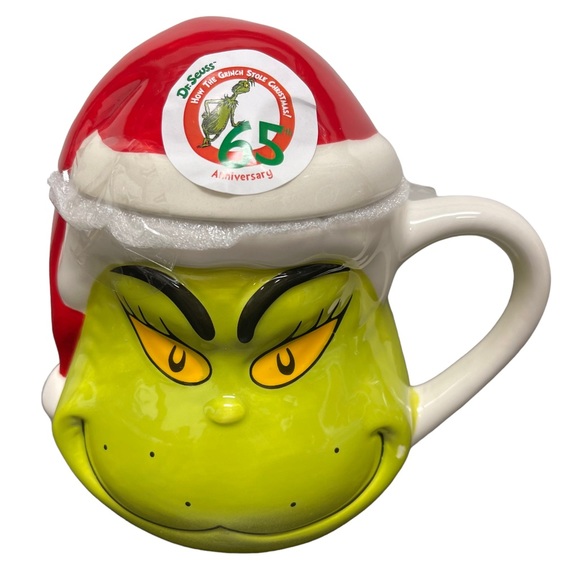 Dr. Seuss Dining Dr Seuss The Grinch Mug 65th Anniversary Christmas
